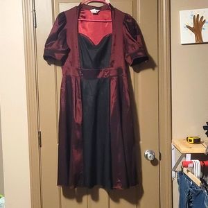 Chic star satin pinup dress size 16